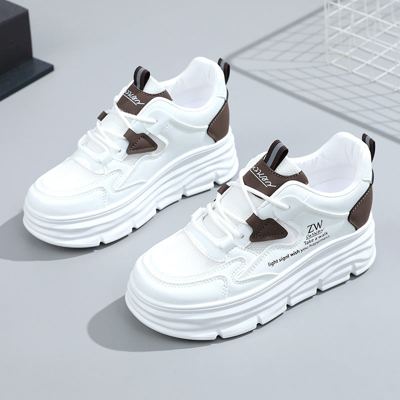 Damen Sneaker Sportlich Hoch Design Laufschuhe