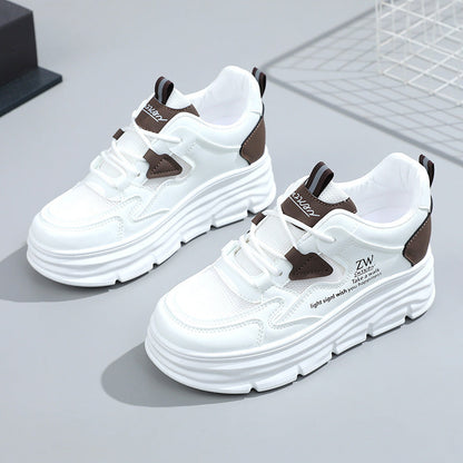 Damen Sneaker Sportlich Hoch Design Laufschuhe