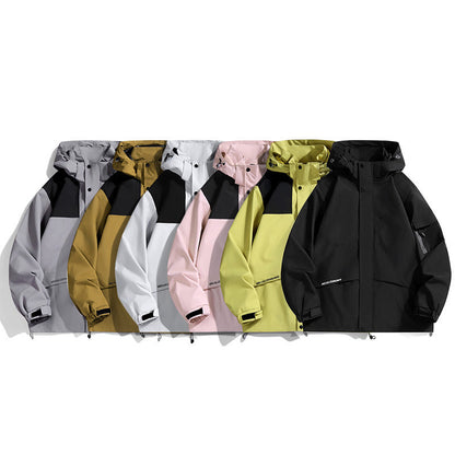 Herren Windjacke Wasserabweisend Funktionell Modern