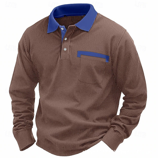 Herren Poloshirt Elegant Strukturiert Modern Berlin