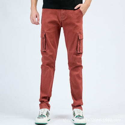Schlanke Herrenhose Cargo Modern Urban Style