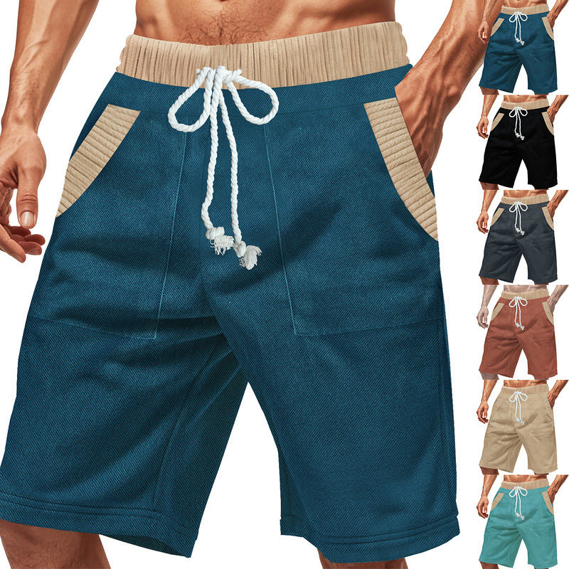 Herren Shorts Lockere Freizeitshorts mit Taschen Sommer - BerlinGlamour