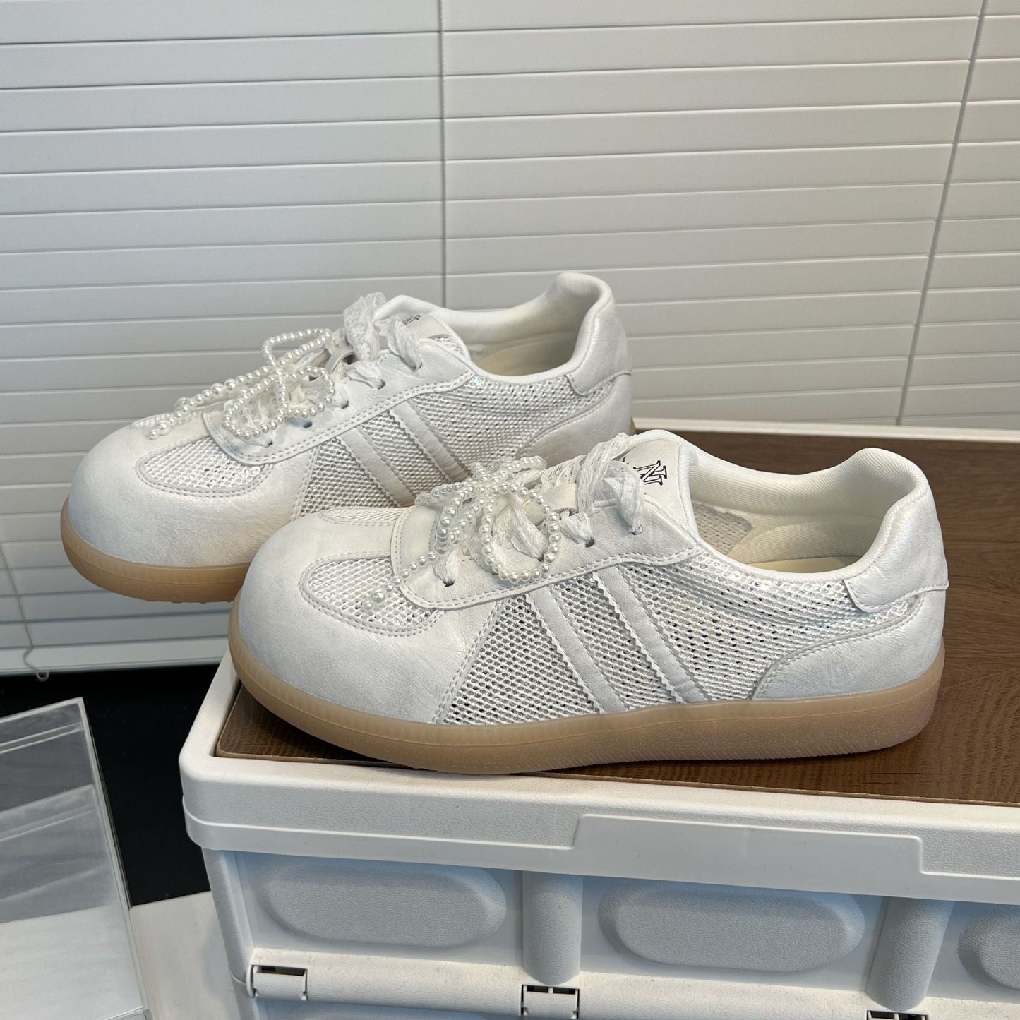Damen Sneaker Atmungsaktiv Elegante Sportschuhe