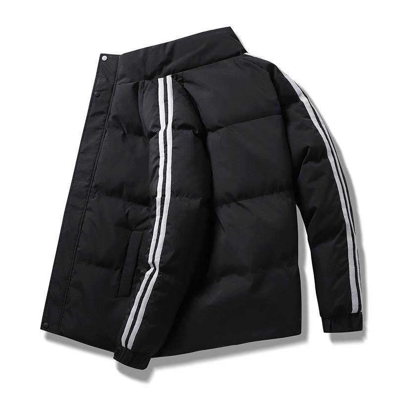 Herren Steppjacke Winterlich Isoliert mit Verstellbarer Kapuze