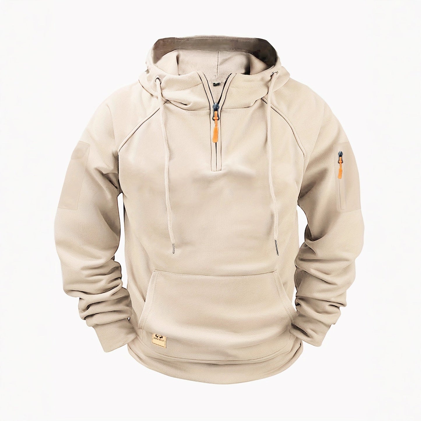 Herren Sportpullover Kapuzenpullover Mit Reißverschluss Taschen