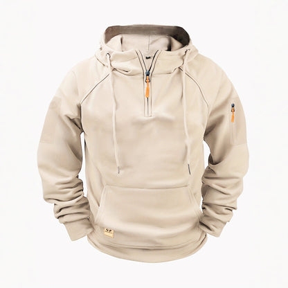 Herren Sportpullover Kapuzenpullover Mit Reißverschluss Taschen