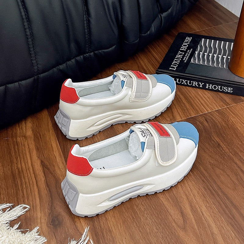 Damen Sneaker Plateau Schuhe Trendy Modisch