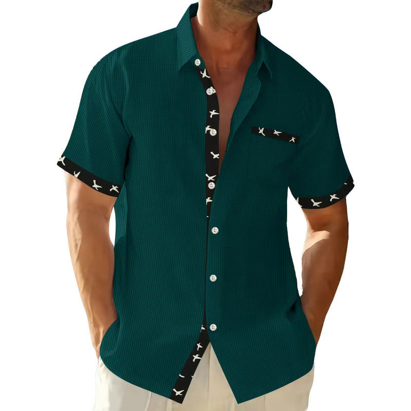 Herren Kurzarmhemd Modern Stilvoll Berlin
