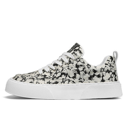 Damen Sneaker Floralmuster Sommer Mode