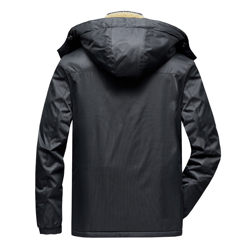 Herren Winterjacke Warm Fleecefutter Praktisch