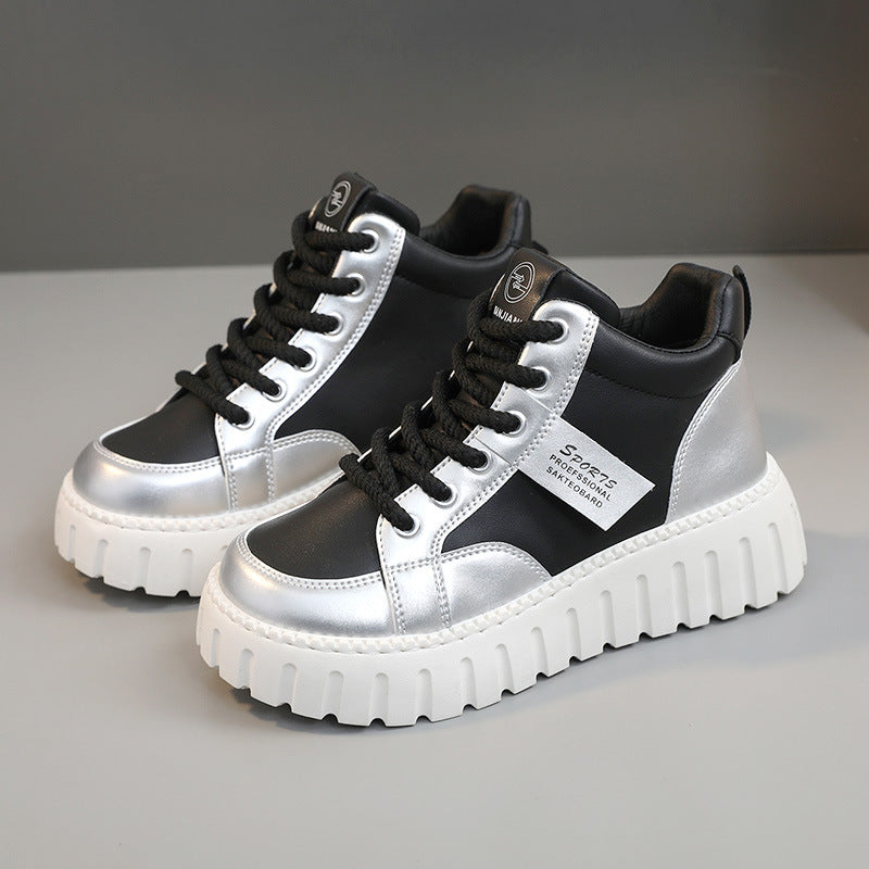 Damen Sneaker High-Top Sportlich Robust