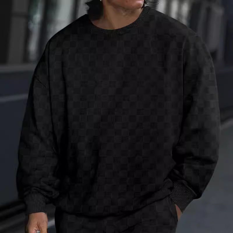 Herren Sweatshirt Bequem Elastisch Mit Stilvollem Design
