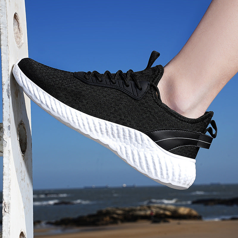 Damen Sneaker Atmungsaktiv Freizeitschuhe Flexibel Sportlich