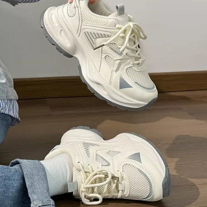 Damen Laufschuhe Atmungsaktiv Fitness Sneaker Sportschuhe Komfort