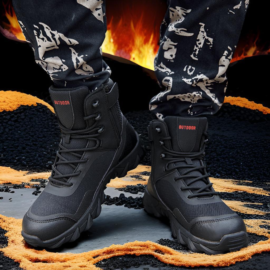 Herren Outdoor-Stiefel Robust Wanderschuhe Geländegängig