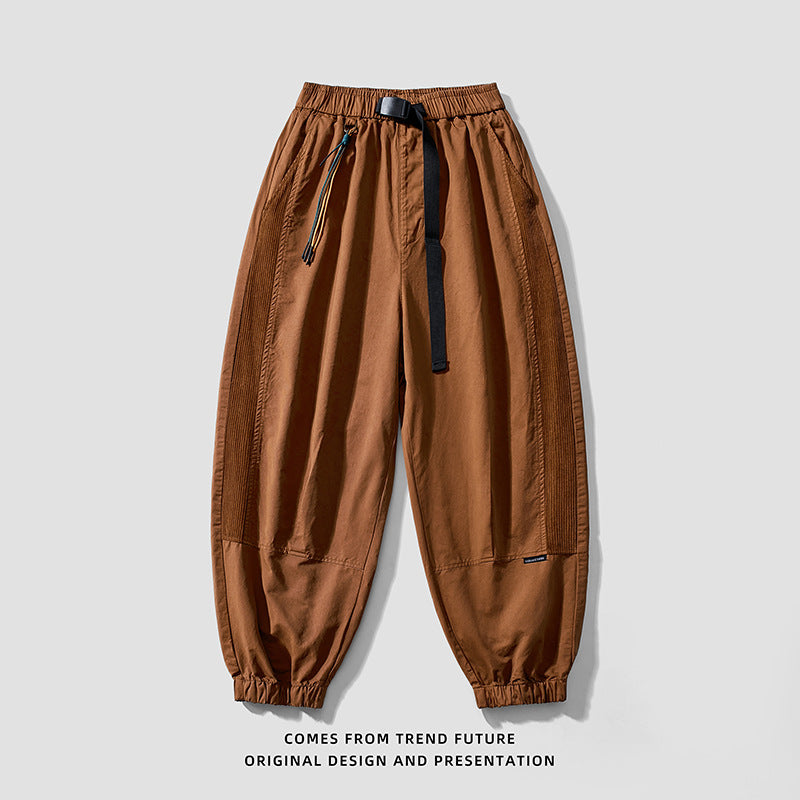 Herren Freizeithose Bequem Elastisch Mit Verstellbarem Bund