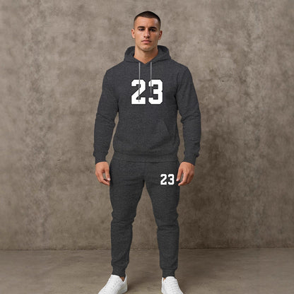 Herren Sportanzug Modern mit Grafikdesign Großstadt Style