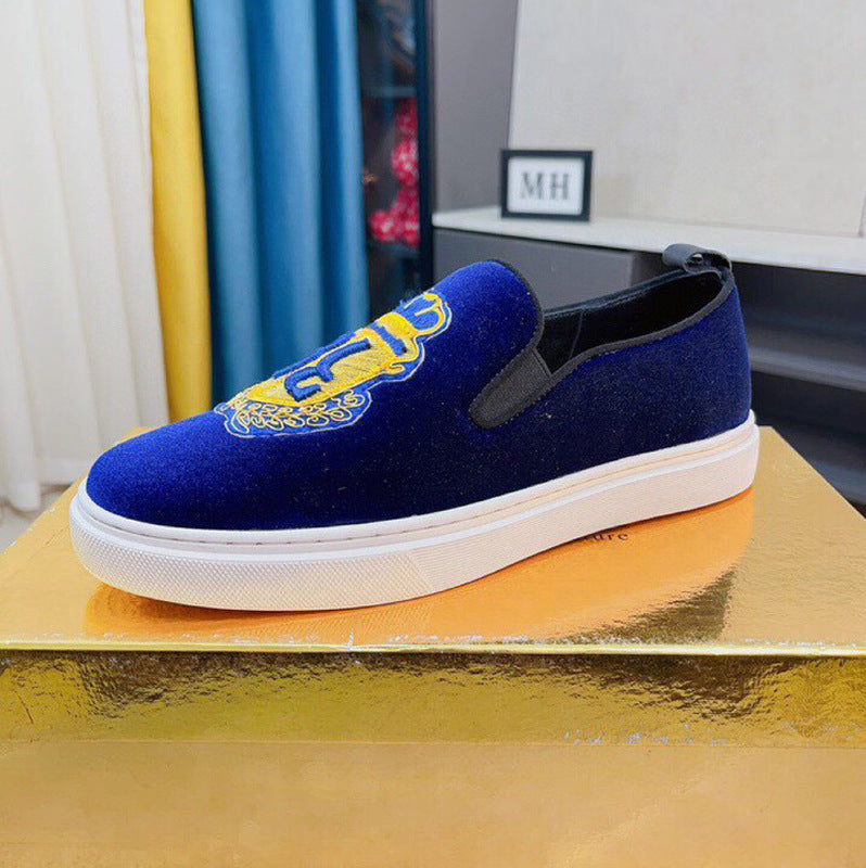 Damen Sneaker Slip On Bequem Mit Zierdetail - BerlinGlamour