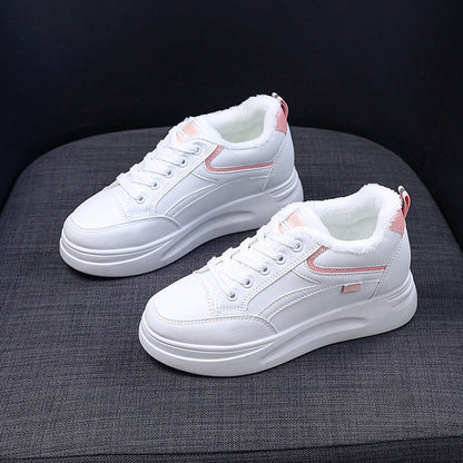 Damen Sneaker High-Top Warm Winter Schuhe Kuschelig Rutschfest