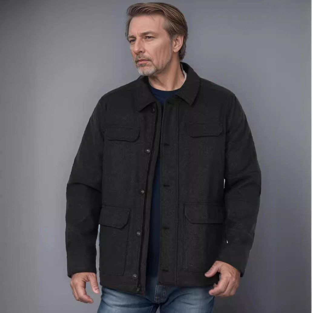 Herren Jacke Modern mit vielen Taschen Berlin Style - BerlinGlamour