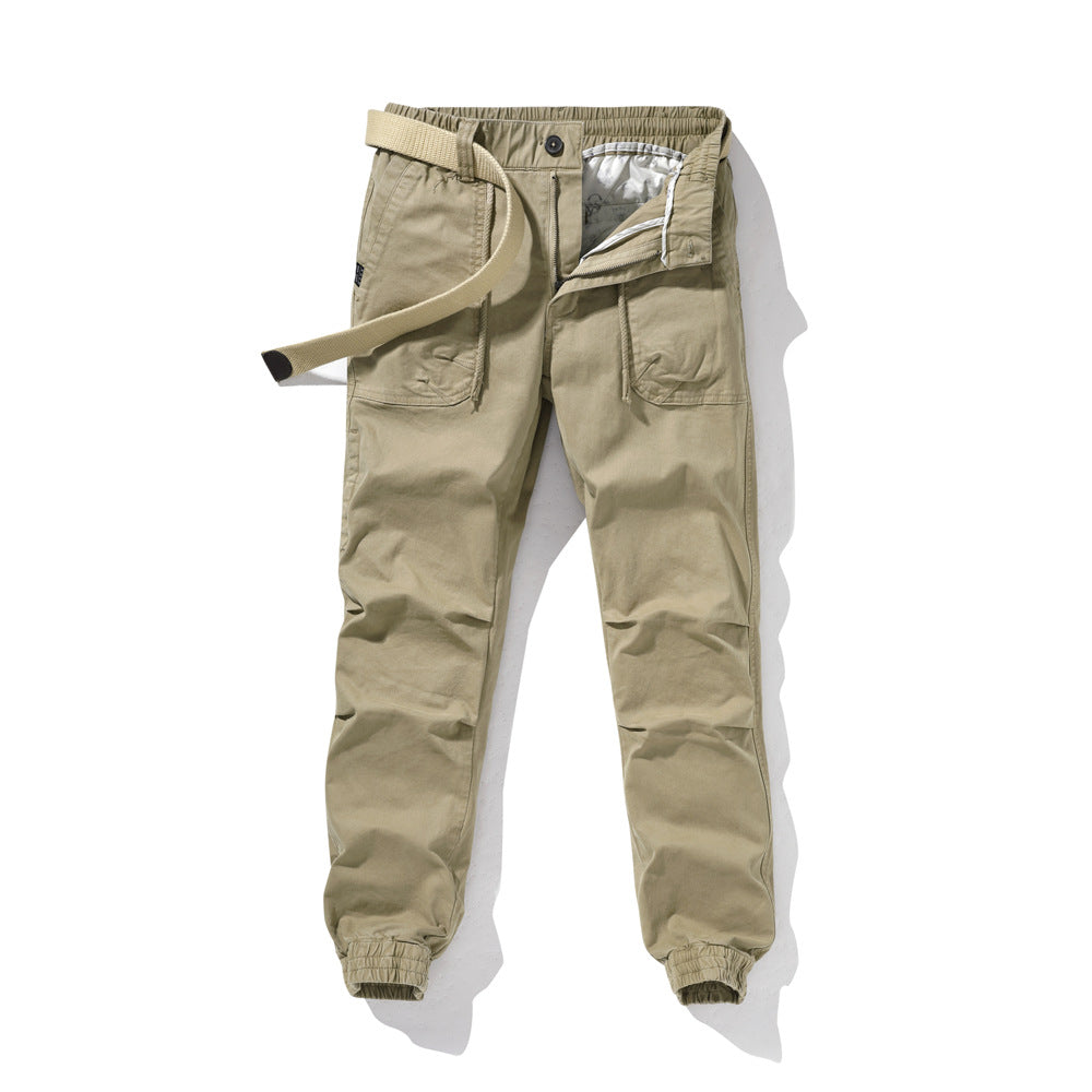 Herren Hose Bequem mit elastischem Bund und vielen Taschen