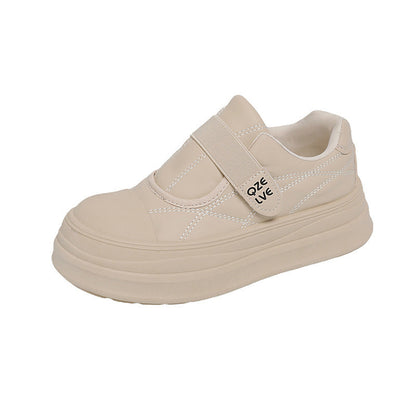 Damen Sneaker Slip-On mit Klettverschluss und weicher Sohle