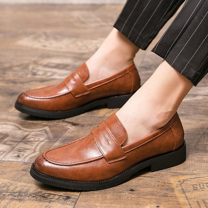 Damen Mokassins Elegante Leder Schuhe Rutschfest