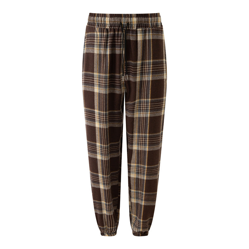 Herren Flanellhose Bequem Mit Seitentaschen Elastisch