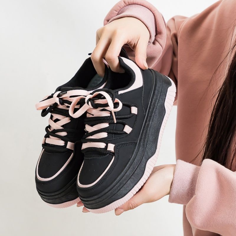 Damen Sneaker Sportschuhe Chunky Bequem Gepolstert