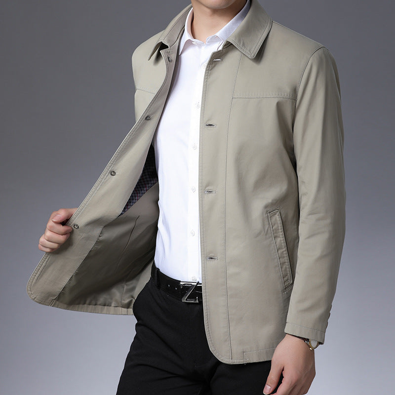 Herren Jacke Modern Klassisch mit Taschen Schnitt