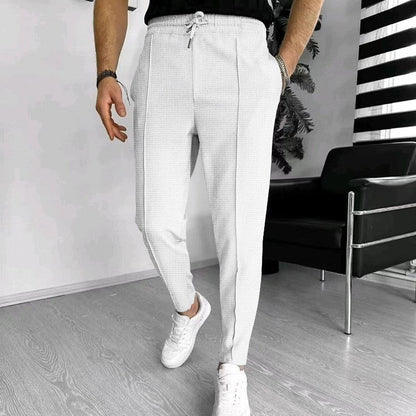 Herren Freizeithose Elastisch Mit Muster Trendig