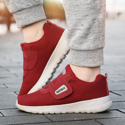 Damen Sportschuhe Atmungsaktiv Mesh Klettverschluss
