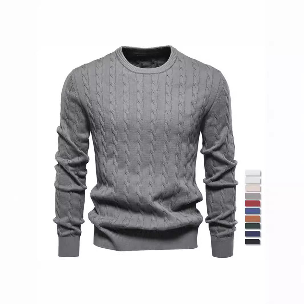 Herren Strickpullover Gemustert Modern Style - BerlinGlamour