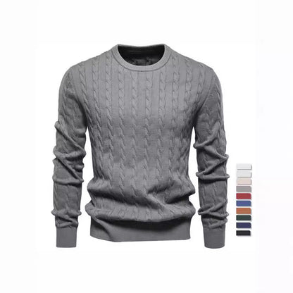 Herren Strickpullover Gemustert Modern Style - BerlinGlamour