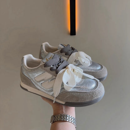 Damen Sneaker Sportlich Auffällig Band Mode Schuhe - BerlinGlamour