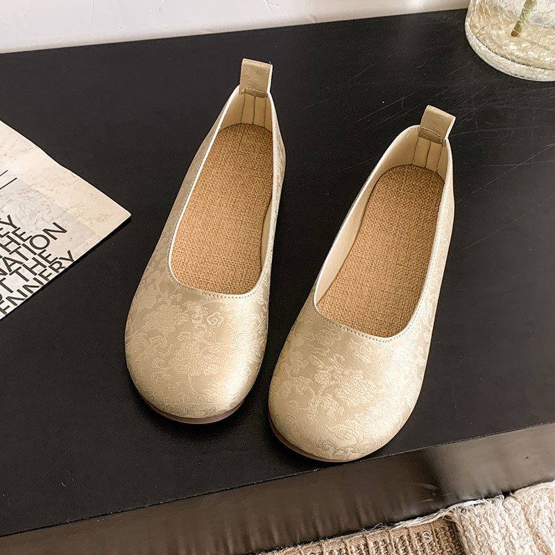 Damen Ballerinas Komfortabel Zeitlos Elegant