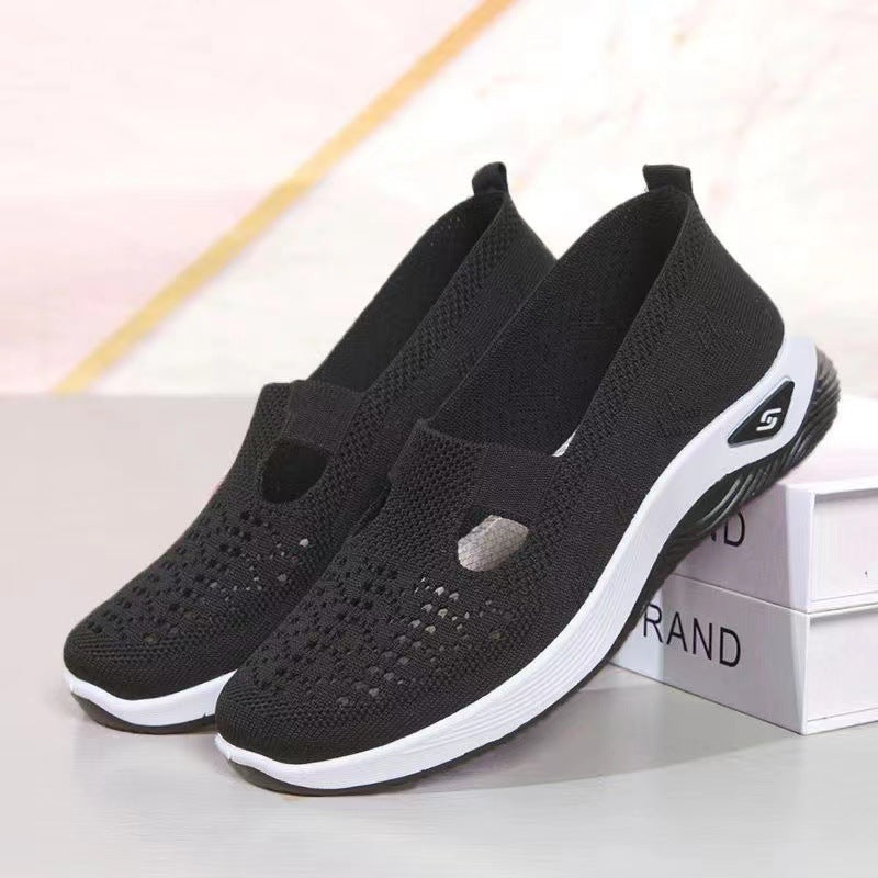 Damen Sneaker Leicht und Bequem Slip-On Sportlich