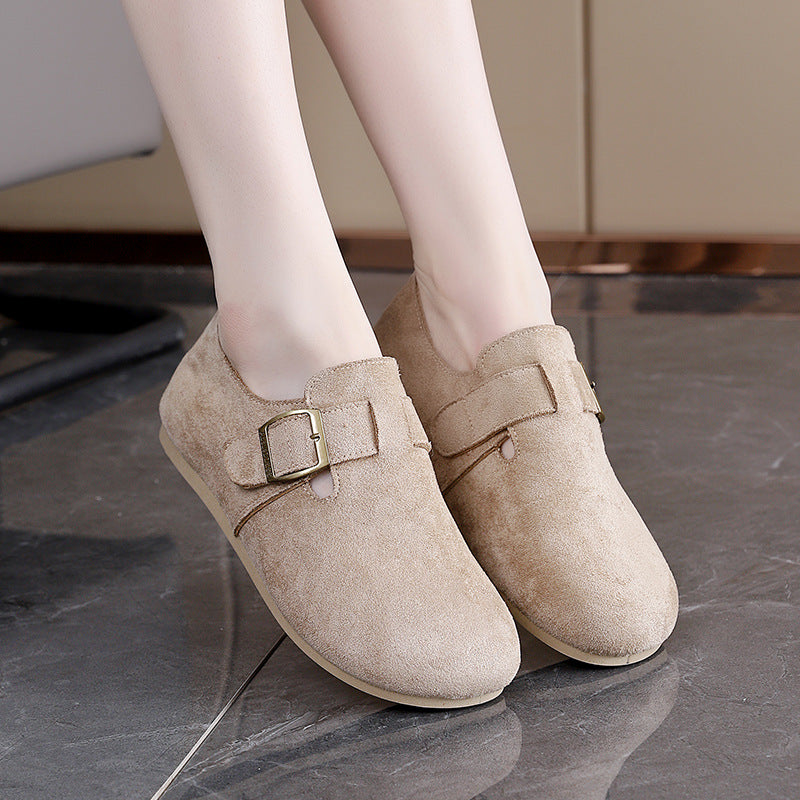 Damen Slipper Komfortabel mit Klettverschluss Warm