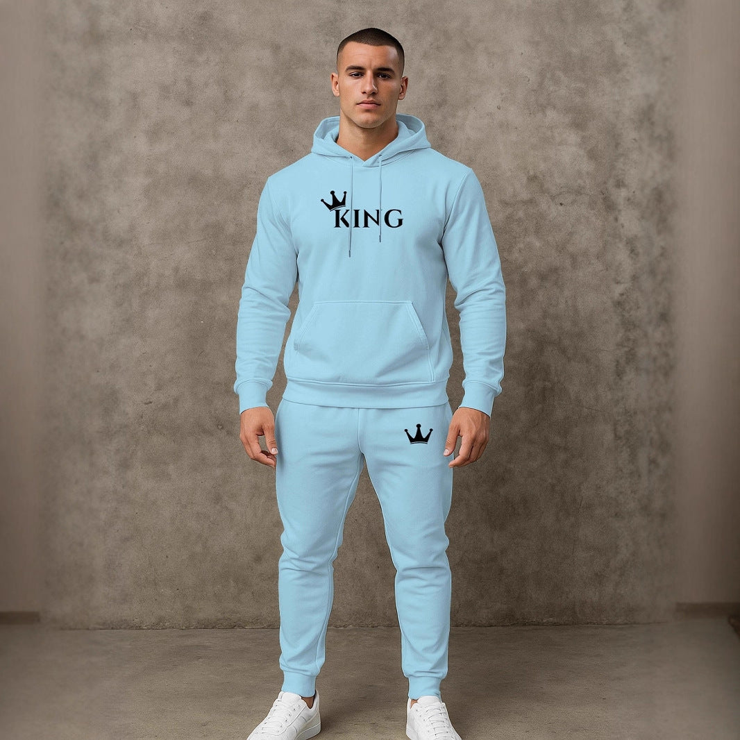 Herren Hoodie Jogginghose Set Hochwertig Sportlich