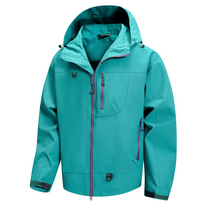 Wasserdichte Herrenjacke Outdoor Freizeitjacke mit Taschen - BerlinGlamour