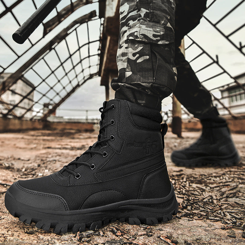 Herren Stiefel Einsatzstiefel Rutschfest Atmungsaktiv