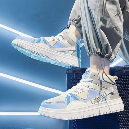 Damen Sneaker High-Top Sportlich Mit Dämpfungsfunktion - BerlinGlamour
