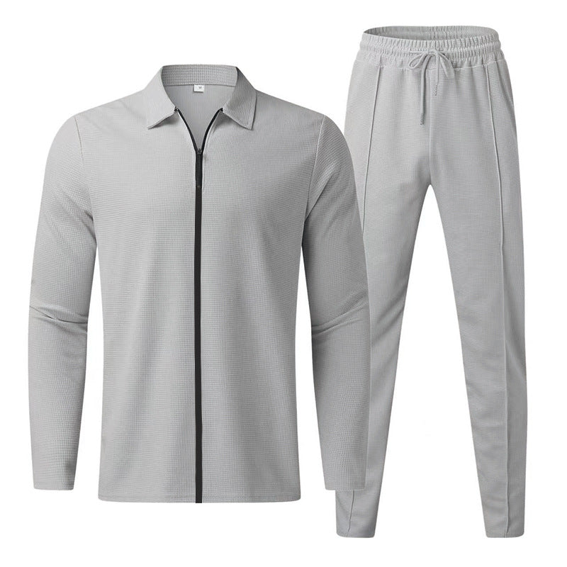 Herren Sportset Jogginghose Reißverschluss Bequem