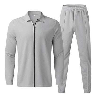 Herren Sportset Jogginghose Reißverschluss Bequem