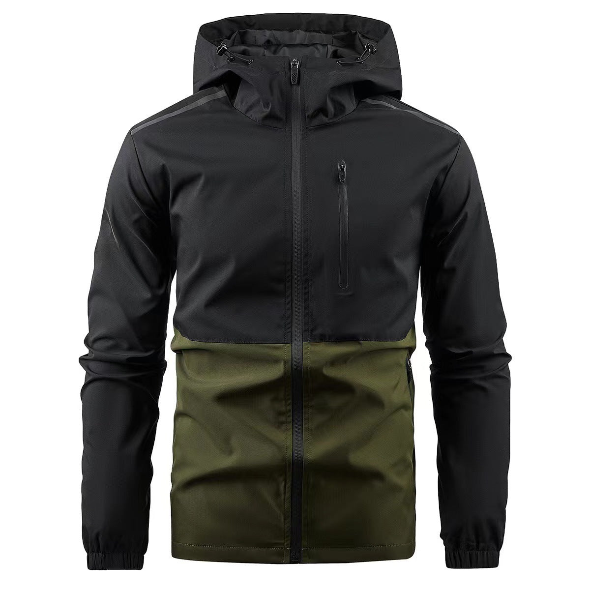 Herren Funktionsjacke mit Kapuze Atmungsaktiv Wasserdicht