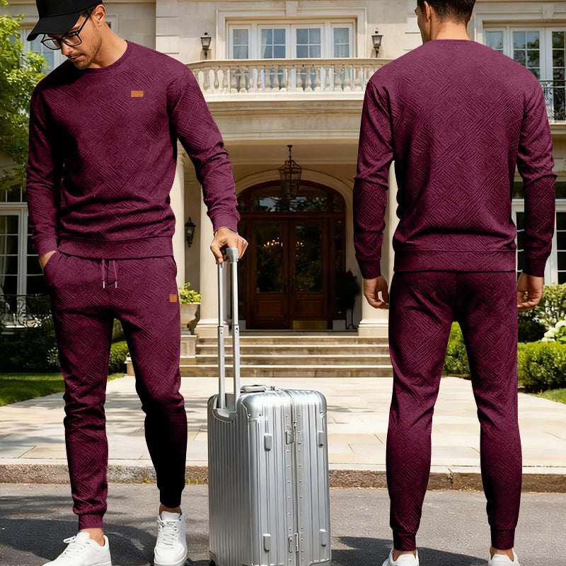 Herren Sweatanzug Eleganter Freizeitanzug Hochwertig Modern
