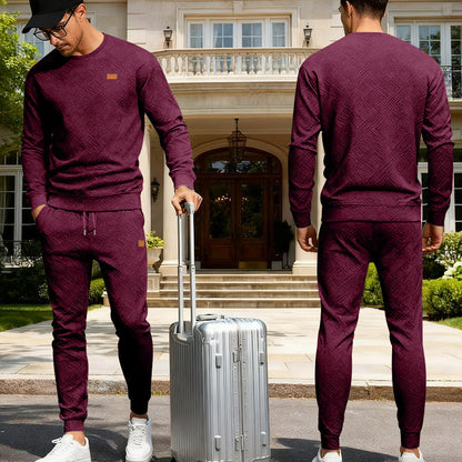 Herren Sweatanzug Eleganter Freizeitanzug Hochwertig Modern
