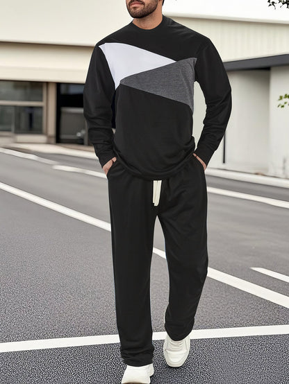 Herren Sportset Farbblock Design Modern Berlin Style