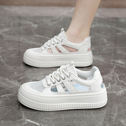Damen Sneaker Sportlich Luftdurchlässig Komfort Sneaker