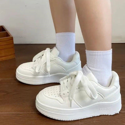 Damen SneakerSportliche Hohe Sohle Sneakers mit weicher Innensohle